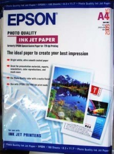Epson inkjet photo paper