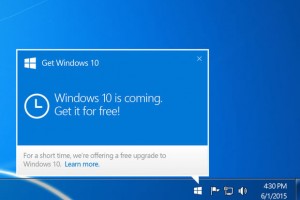 Windows 10 download message