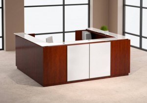 Reception office workstation types