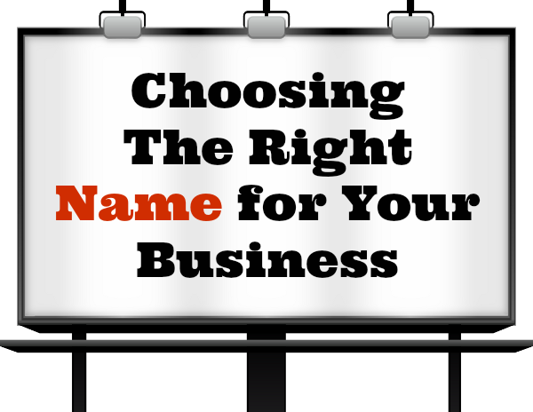 choosing the right business name