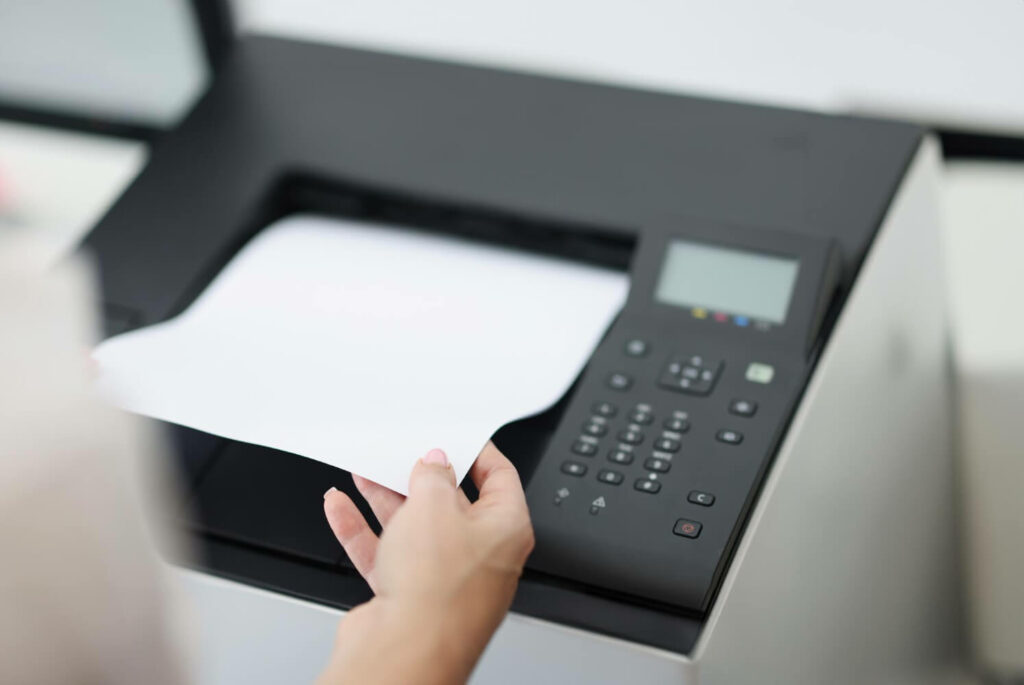 How to Fax a Document from a Printer