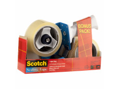 3M Scotch BPS-1 Tape Dispenser Plus 2 Clear Rolls