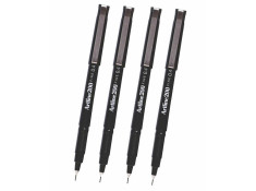 Artline 200 Series 0.4mm Fineliner Black Pens