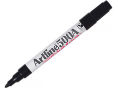 Artline 500A 2mm Bullet Nib Black Whiteboard Marker