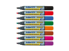 Artline 579 Series 5mm Chisel Nib Assorted Whiteboard Markers