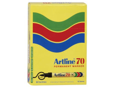 Artline 70 Series 1.5mm Bullet Nib Black Permanent Markers