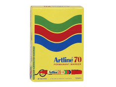 Artline 70 Series 1.5mm Bullet Nib Red Permanent Markers