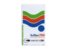 Artline 700 Series 0.7mm Bullet Nib Blue Permanent Markers