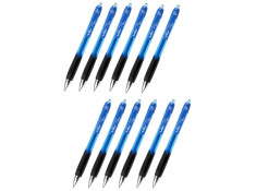 Artline Flow 1.0mm Ballpoint Retractable Blue Pens
