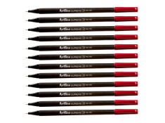 Artline Supreme 0.4mm Fineline Red Pen