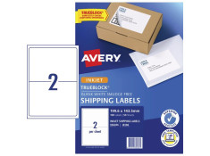 Avery J8168 Inkjet 2UP 199.6 x 143.5mm White