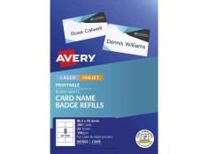 Avery L7418 Laser/Inkjet 8UP 86.5 x 55.5mm