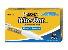Bic Wite-Out Shake'N Squeeze 8ml Correction Fluids