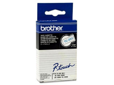 Brother TC-203 Blue on White 12mm x 7.7m