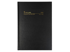 Collins 2024/2025 A4 Day-To-Page Black
