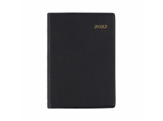 Collins 2022 Belmont A7 Day-To-Page (DTP) Pocket Size Black