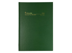 Collins 2024/2025 14M4 A4 Day-To-Page (DTP) Green
