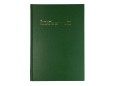 Collins 2024/2025 18M4 A5 Day-To-Page (DTP) Green