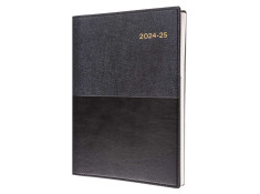 Collins 2024/2025 A5 Vanessa Day-To-Page (DTP) Black
