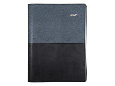 Collins 2024 Vanessa A4 Day-To-Page (DTP) Black