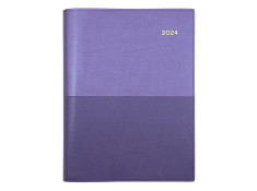 Collins 2024 A4 Vanessa Day-To-Page (DTP) Purple