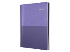 Collins 2024 A4 Vanessa Day-To-Page (DTP) Purple