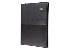 Collins A5 Vanessa 2 Days-To-Page (DTP) Black