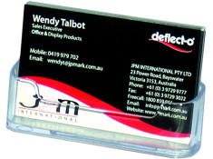 Deflect-O Business Card Holder L/S Single Pocket 70101 Deflect-O Business Card Holder L/S Single Pocket 70101