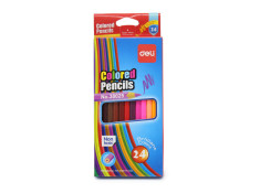 Deli 38025 Assorted Coloured Pencils