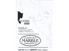 Deli A4 90gsm White Marble Paper