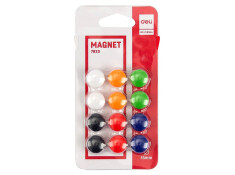 Deli Assorted Colour 15mm Round Magnets