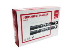 Deli Premium 1.5mm Bullet Paint Marker Permanent Black Marker
