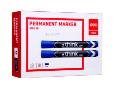 Deli Premium 1.5mm Bullet Paint Marker Permanent Blue Marker