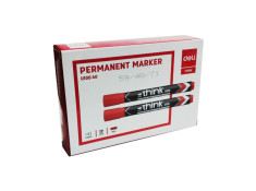 Deli Premium 1.5mm Bullet Paint Marker Permanent Red Marker