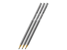 Faber-Castell 2001 HB Triangular Dot Grip Smooth Graphite Lead Pencils