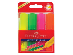 Faber-Castell Textliner Ice 4 Pack Coloured