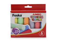 Foska Premium Jumbo 25mm Assorted Colour Sidewalk