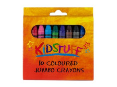 Kidstuff Jumbo Crayons Assorted Colours