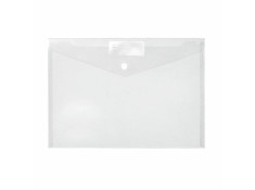 Marbig Clear A3 Size with Button 25 Pack Document Wallets