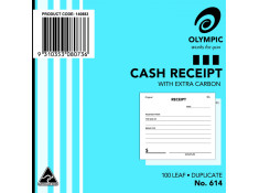 Olympic No. 614 Carbon 100 x 125mm Duplicate 100 Leaf Cash