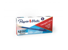 Papermate 9610131 FlexGrip Ultra Medium 1.0mm Ballpoint Stick Capped Blue Ink Pe