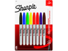 Papermate Sharpie Permanent Fine 8 Pack
