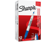 Sharpie Twin Tip Permanent Markers 12Pk