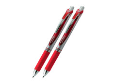 Pentel BL77 Energel 0.7mm Fine Retractable Red Gel Roller Pen
