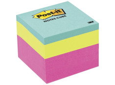 Post-It 48 x 48mm 2051-MC Brights Pink Wave Cube 400 Sheet