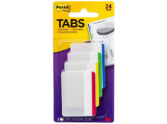 Post-It 50 x 38mm 686F-1 Durable Tabs Lined 4 Colour