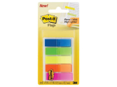 Post-It 683-HF5 Transparent 5 Colour 12 x 43mm Pads 100 Sheet