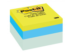 Post-It 76 x 76mm 2056-RC Blue Wave 470 Sheet Cube