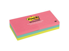 Post-It 76 x 76mm 630-6AN Cape Town Asst Colours Lined Sticky Notes