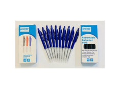 Premier Blue Medium 1.0mm Clic Retractable Ballpoint Pen